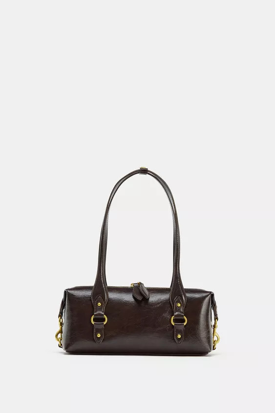 SHOULDER BAG WITH METALLIC DETAILS | Zara US