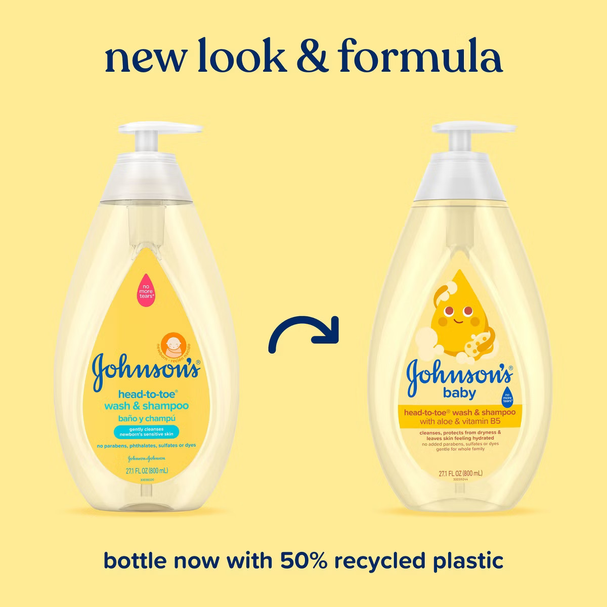 Johnson's Head-To-Toe Gentle Baby Body Wash & Shampoo For Sensitive Skin - 27.1 fl oz | Target