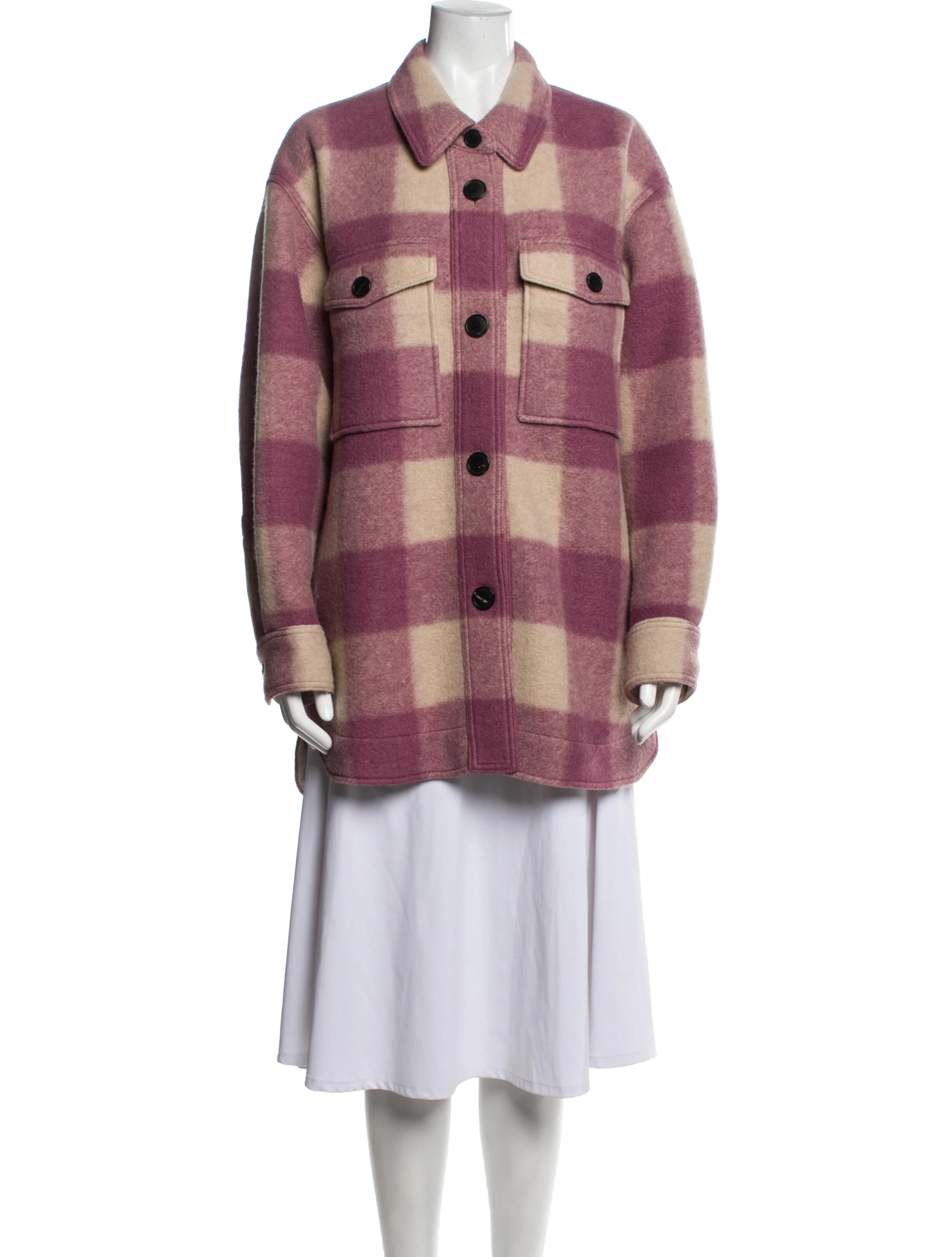 Plaid Print Coat | The RealReal