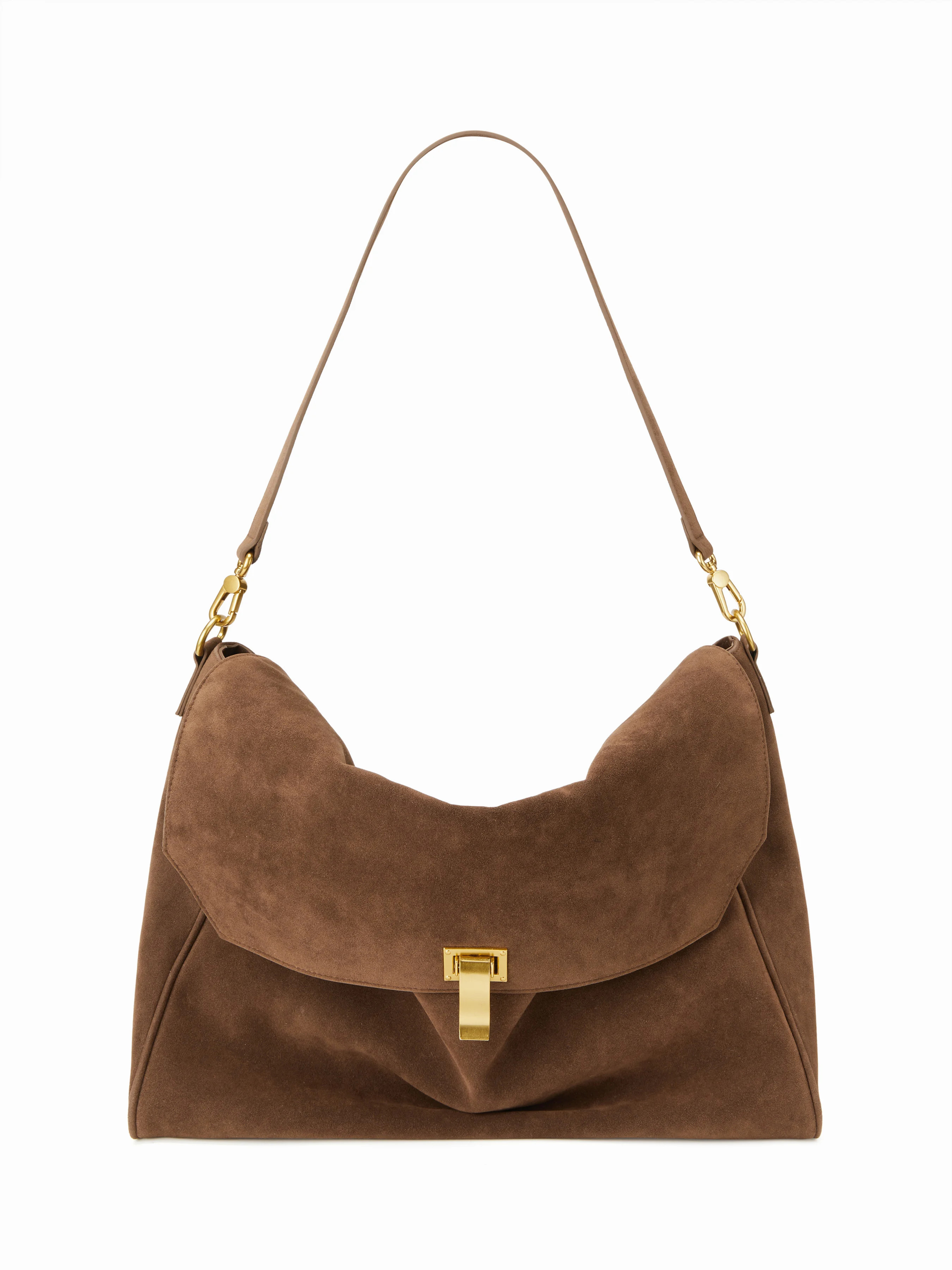 Suede RECTANGULAR FAUX SUEDE TOTE BAG For Work | Cider