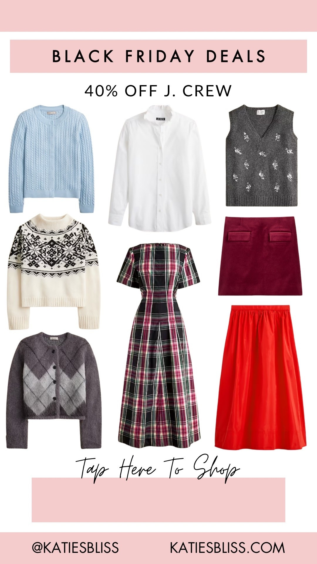 Black Friday deal ✨ 40% off J. Crew 

Deal. Sale. Black Friday. Markdown. Cyber Monday. 



#LTKFindsUnder100 #LTKSaleAlert #LTKCyberWeek