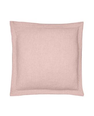 Washed Linen Relaxed Solid Sham, European | Macy's