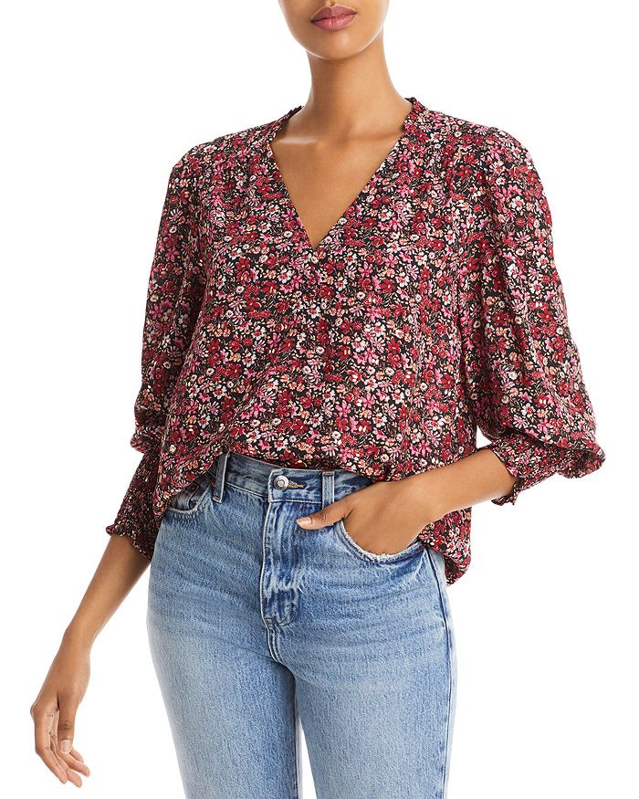 Floral Smocked Sleeve Top - 100% Exclusive | Bloomingdale's (US)