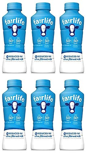 A-ONE Fairlife UFM Milk 2% Reduced Fat Milk 6 Pack, 14 Fl Oz, Total 6 bottles (6 bottles plain) | Amazon (US)
