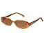 mosanana Retro Tiny Oval Sunglasses for Women with Small Face Narrow Style MS52360 | Amazon (US)
