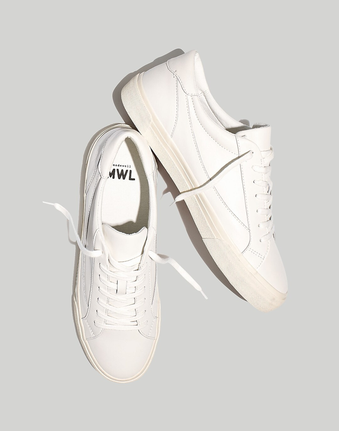 Sidewalk Low-Top Sneakers in Leather | Madewell