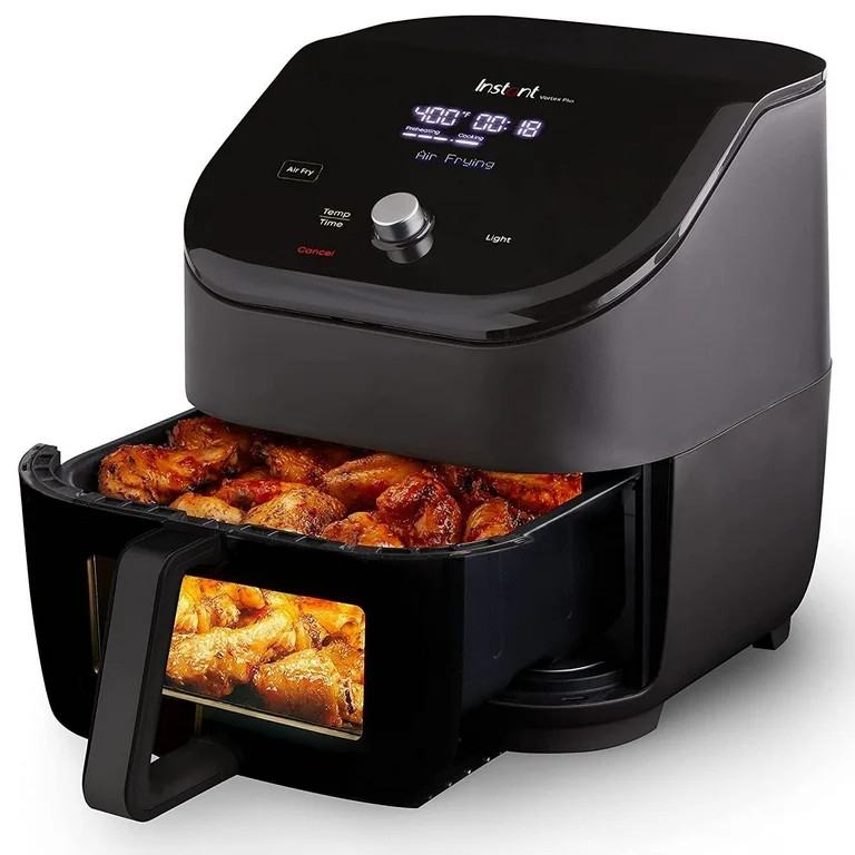 Instant Pot Vortex Plus 6-Quart 6-in-1 Air Fryer Oven with ClearCook Cooking Window, Digital Touc... | Walmart (US)
