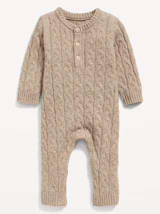 SoSoft Fair Isle Henley Sweater One-Piece for Baby | Old Navy (US)