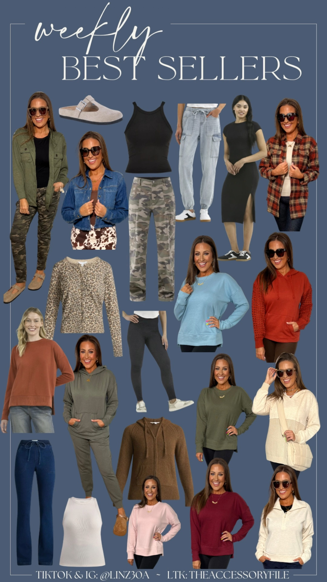 Weekly Best Sellers

Weekly Best Sellers 

Fall fashion, fall outfits, viral fashion, split hem sweatshirt, zip up hoodie, camo cargo pants, Henley tank top, cropped tee, graphic tee, two piece set, activewear, athleisure wear, summer dress, maxi dress, cardigan, workwear, work outfit, work attire, distressed denim shorts, jean shorts, white denim shorts, maxi skirts, jeans, tank top, fall basics, pull on jeans 

#LTKSeasonal #LTKShoeCrush #LTKFindsUnder50

#LTKSeasonal #LTKShoeCrush #LTKFindsUnder50