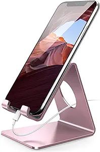Lamicall Cell Phone Stand, Phone Cradle : Phone Dock, Holder Compatible with Phone 12 Mini 11 Pro... | Amazon (US)