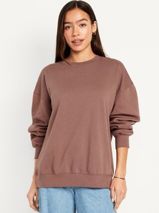 Oversized Tunic Sweatshirt | Old Navy (US)