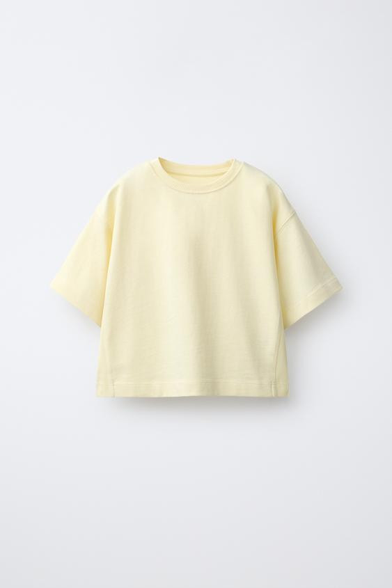 HEAVY JERSEY PLAIN T-SHIRT | Zara Canada