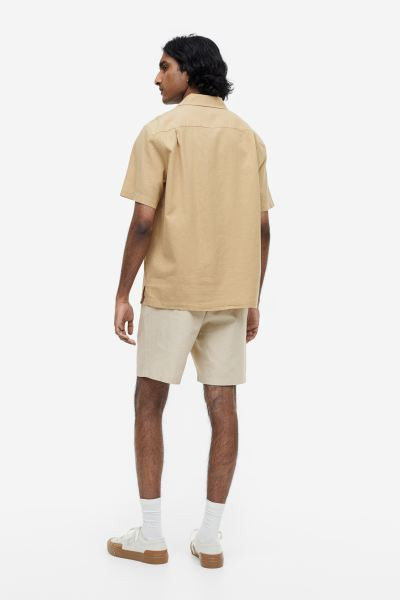 Regular Fit Linen-blend Shorts | H&M (US + CA)