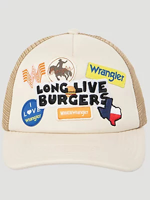 Wrangler x Whataburger Patch Trucker Hat | Wrangler