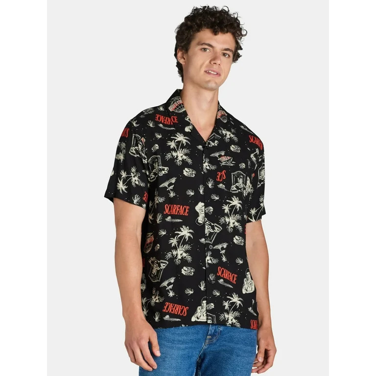 Scarface Mens Graphic Print Shirt, Sizes XS-3XL | Walmart (US)