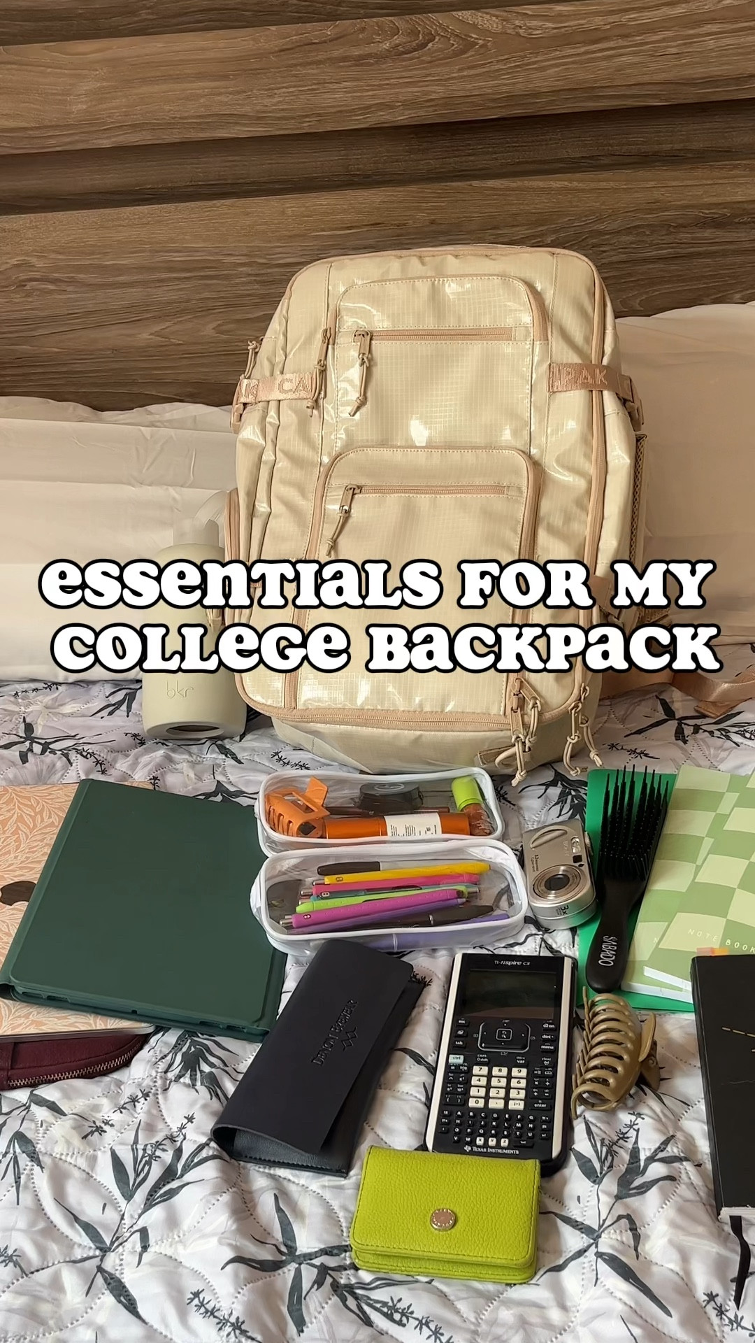 College backpack essentials :) 

#LTKitbag #LTKBacktoSchool #LTKFind