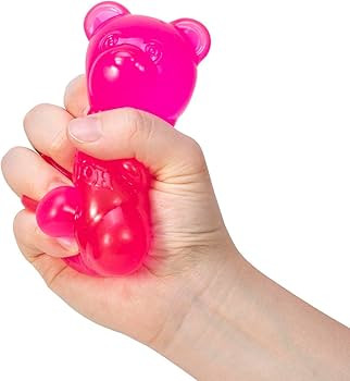 Schylling NeeDoh Gummy Bear - Sensory Fidget Toy with Jelly-Like Filling - 3.5" Tall - Colors May... | Amazon (US)