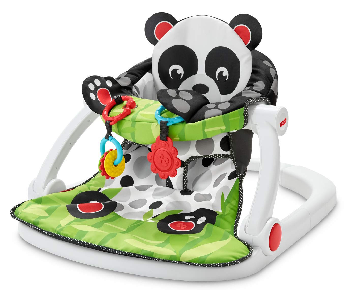 Fisher-Price Portable Baby Chair Sit-Me-Up Floor Seat with Developmental Toys and Crinkle & Squea... | Amazon (US)
