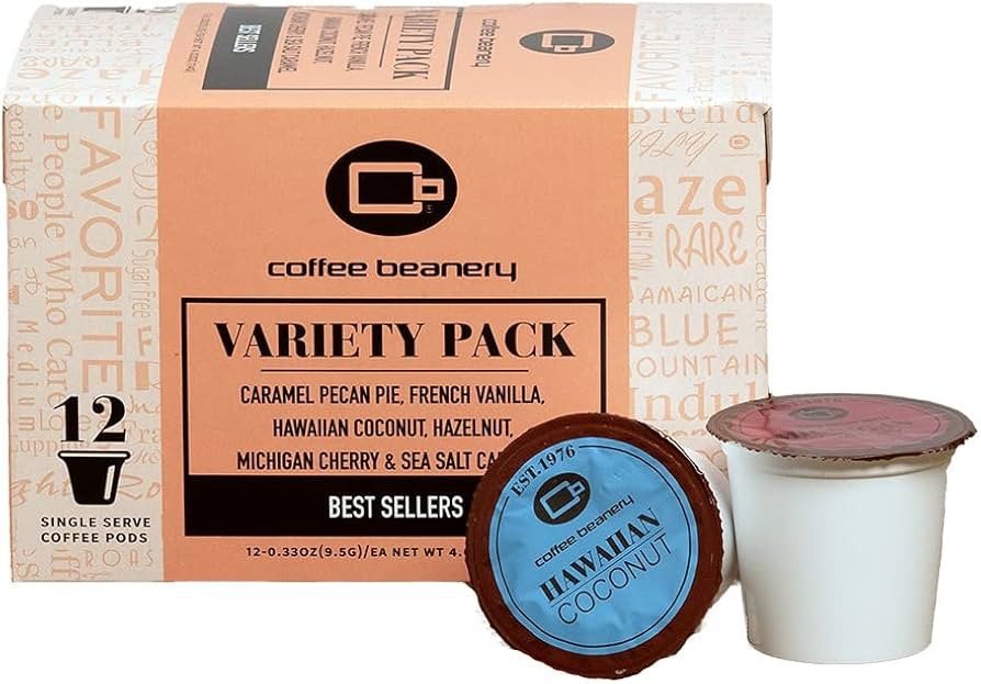 CB Variety Single Serve Coffee Pods | 12ct | 100% Specialty Arabica Coffee | Gourmet Flavored Cof... | Amazon (US)
