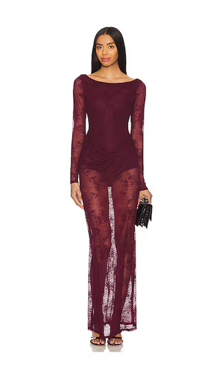 Trina Dress in Fig | Revolve Clothing (Global)