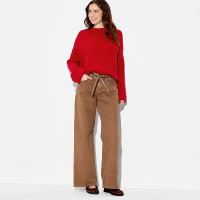 Women's Crewneck Cozy Cocoon Pullover Sweater - Wild Fable™ | Target