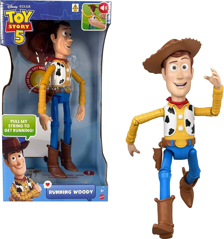 \u200bMattel Disney and Pixar Toy Story 5 Running Woody | Amazon (US)