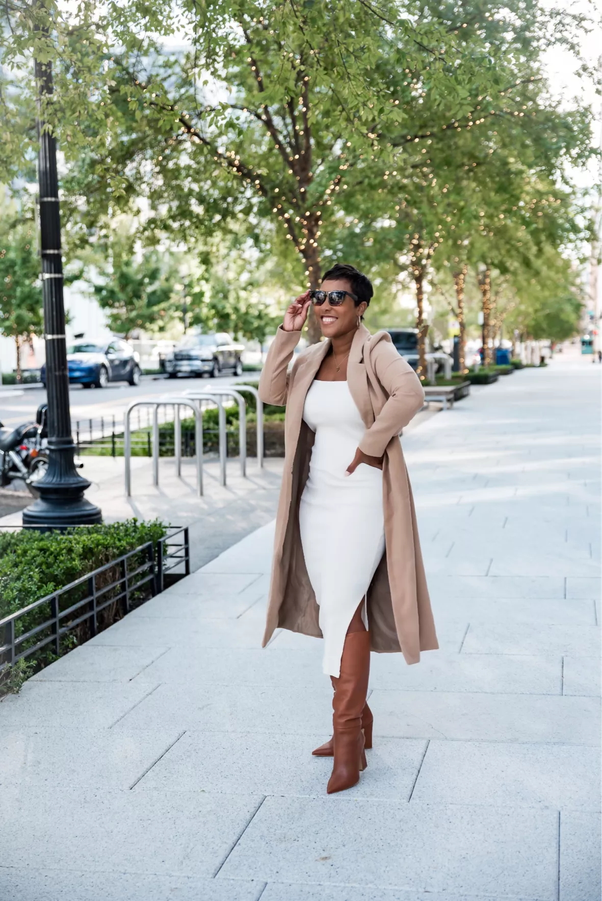 long boots with long dress 15 Chic Ways to Wear Tall Skirts and Dresses How to Style Dresses and