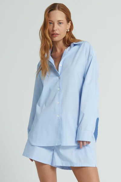 Oversized Cotton Shirt | Almina Concept