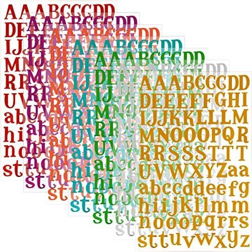 7 Sheets Letter Sticker, Colorful Gift Alphabet Sticker Self Adhesive Letter | Amazon (US)