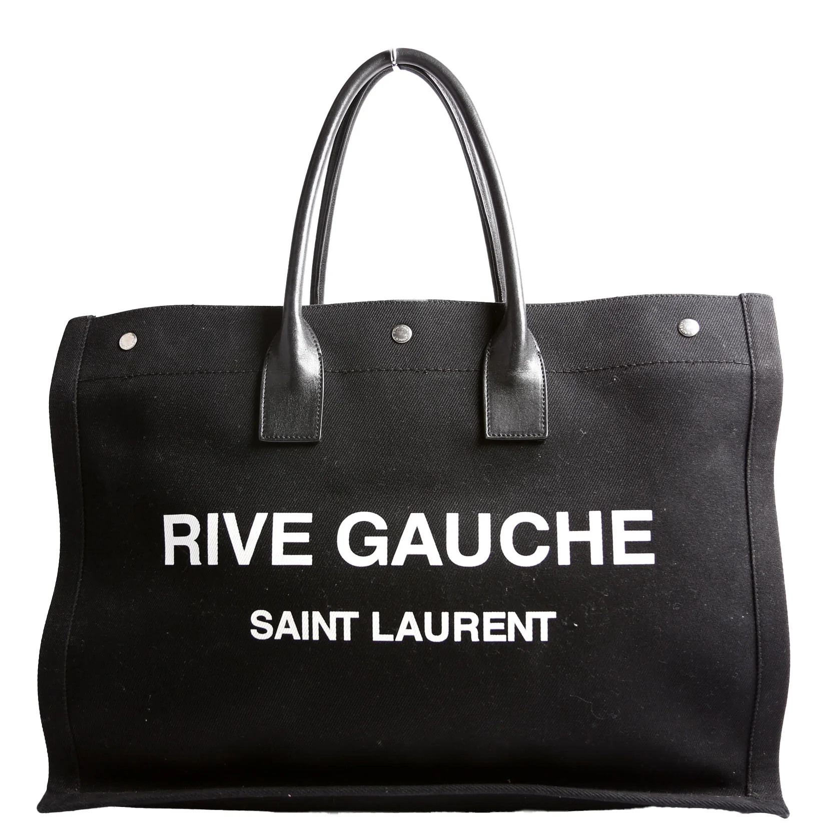 Rive Gauche Tote Bag Black | Keeks Designer Handbags