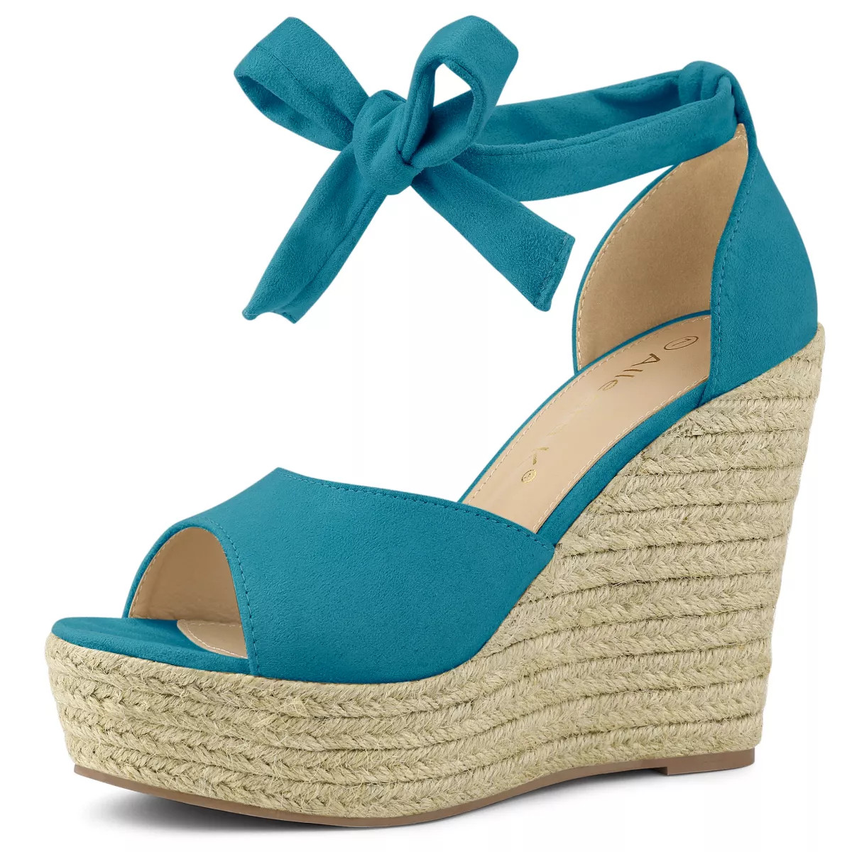 Allegra K Women's Espadrilles Tie Up Ankle Strap Wedges Sandals | Target