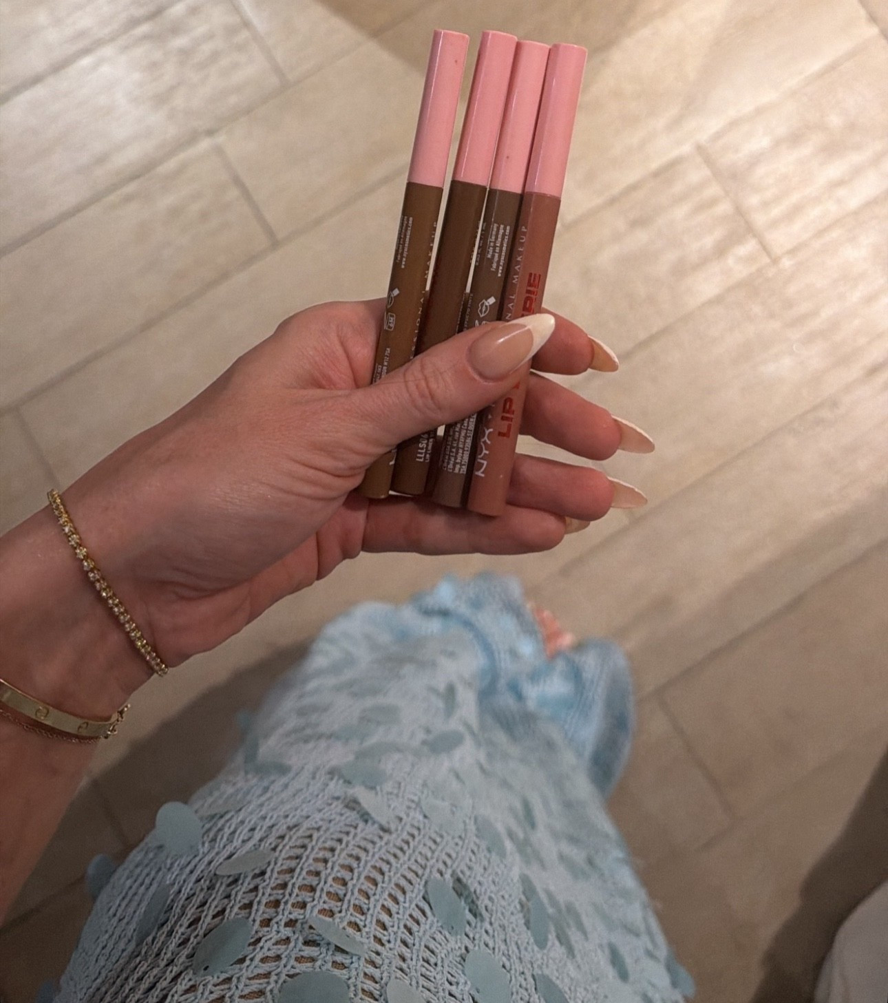 These are a new product for me but they are really amazing I’m really enjoying using these!! These are the NYX lip liner stains - they are so easy to use, have great pigment and last all day!! I’ve literally used them every day since I got them. The shades I have are lip lock, steamy spice, up to no good and cuff me 🩷

If shopping on Look Fantastic use my code PERRIE for money off 

#LTKbeauty #LTKuk #LTKeurope