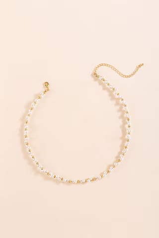 Women's Andy Freshwater Pearl Choker Necklace in Purple by Francesca's - Size: One Size | Francesca's