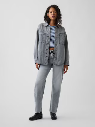 Mid Rise Straight Taper Jeans | Gap (US)