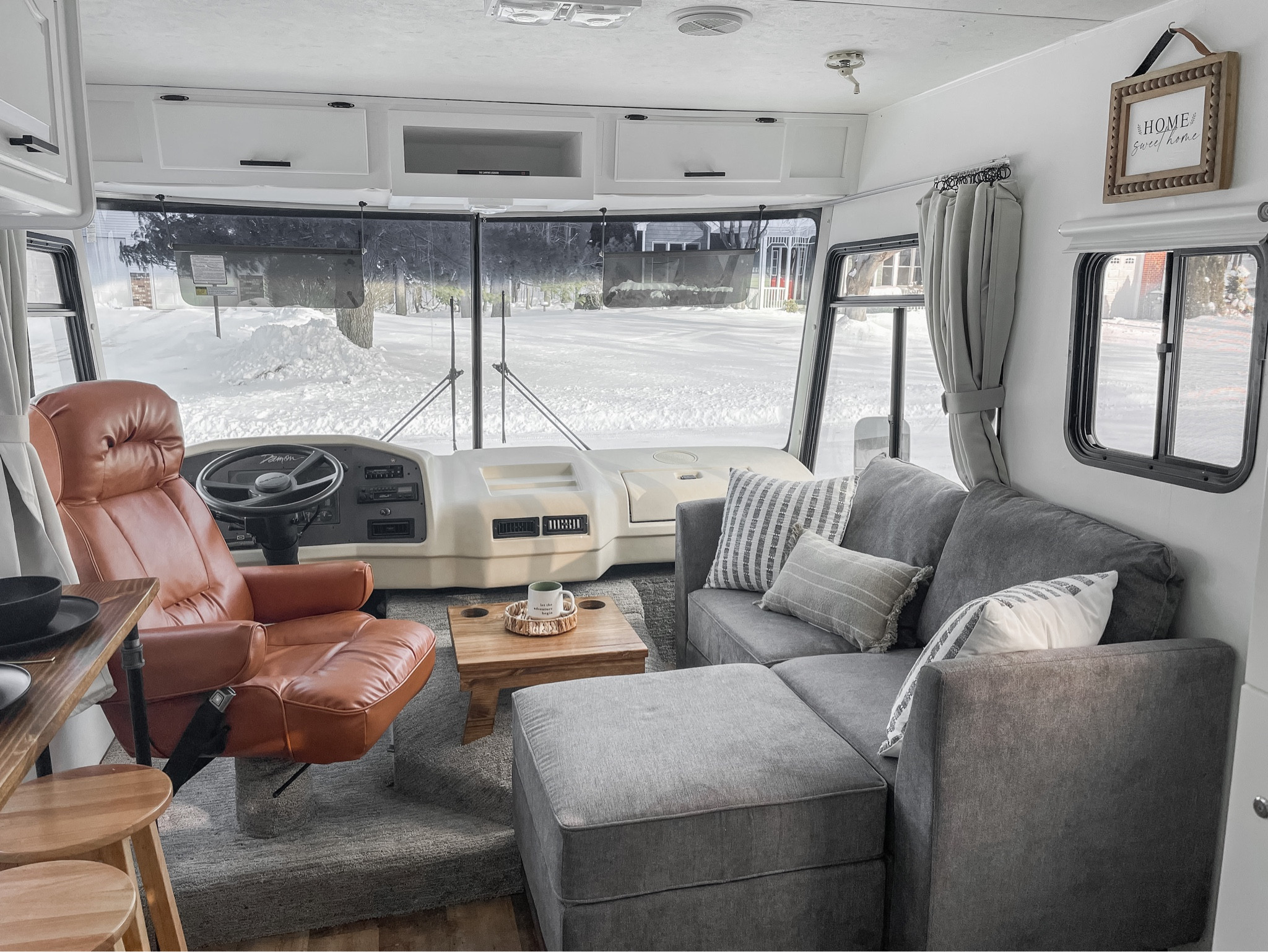 RV remodel sofa.  L-shaped sectional.  Camper sofa.  Gray Amazon sectional.  Sectional with storage.  

#LTKFind #LTKhome