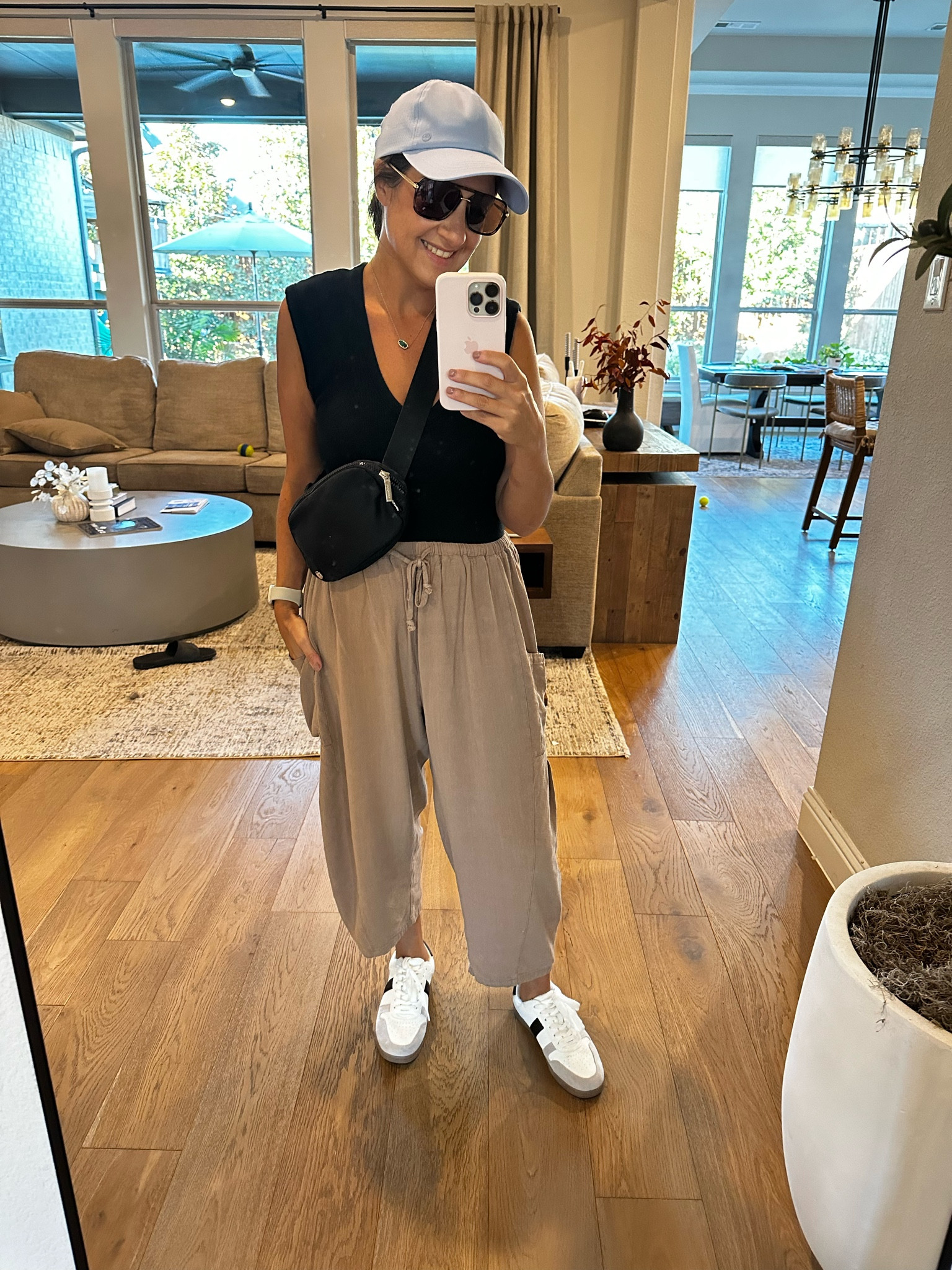 This entire outfit is my jam! My hair is dirty so I’m popping on a hat! This is my absolute favorite target bodysuit they have ever made! And then you have these Free People dupes from Amazon pants and Adidas samba dupes from target! 

#LTKFindsUnder50 #LTKFindsUnder100