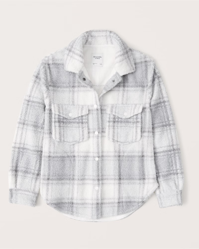 Sherpa Shirt Jacket | Abercrombie & Fitch (US)