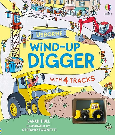 Wind-up Digger: A Toy and Book Gift Featuring a Hands-On Exploration Of Diggers And Construction ... | Amazon (US)