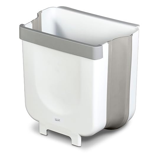 Amazon.com: Glad Roomate Collapsible Waste Bin | Compact Travel Trash Can with Space-Saving Expan... | Amazon (US)