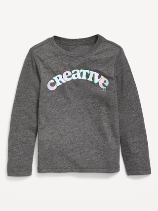 Long-Sleeve Graphic T-Shirt for Toddler Girls | Old Navy (US)
