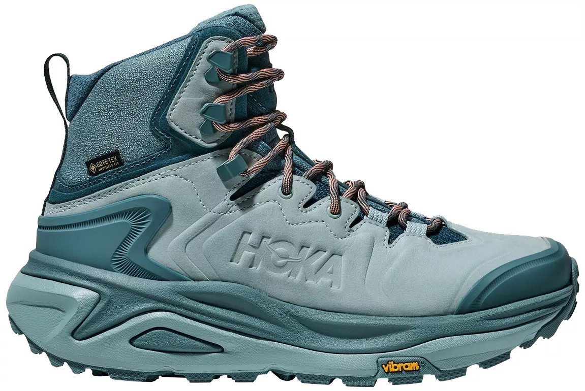 HOKA Women's Kaha 3 Mid GTX Hiking Boot, Size 7.5, Mountain Fog/Druzy | DICK'S Sporting Goods