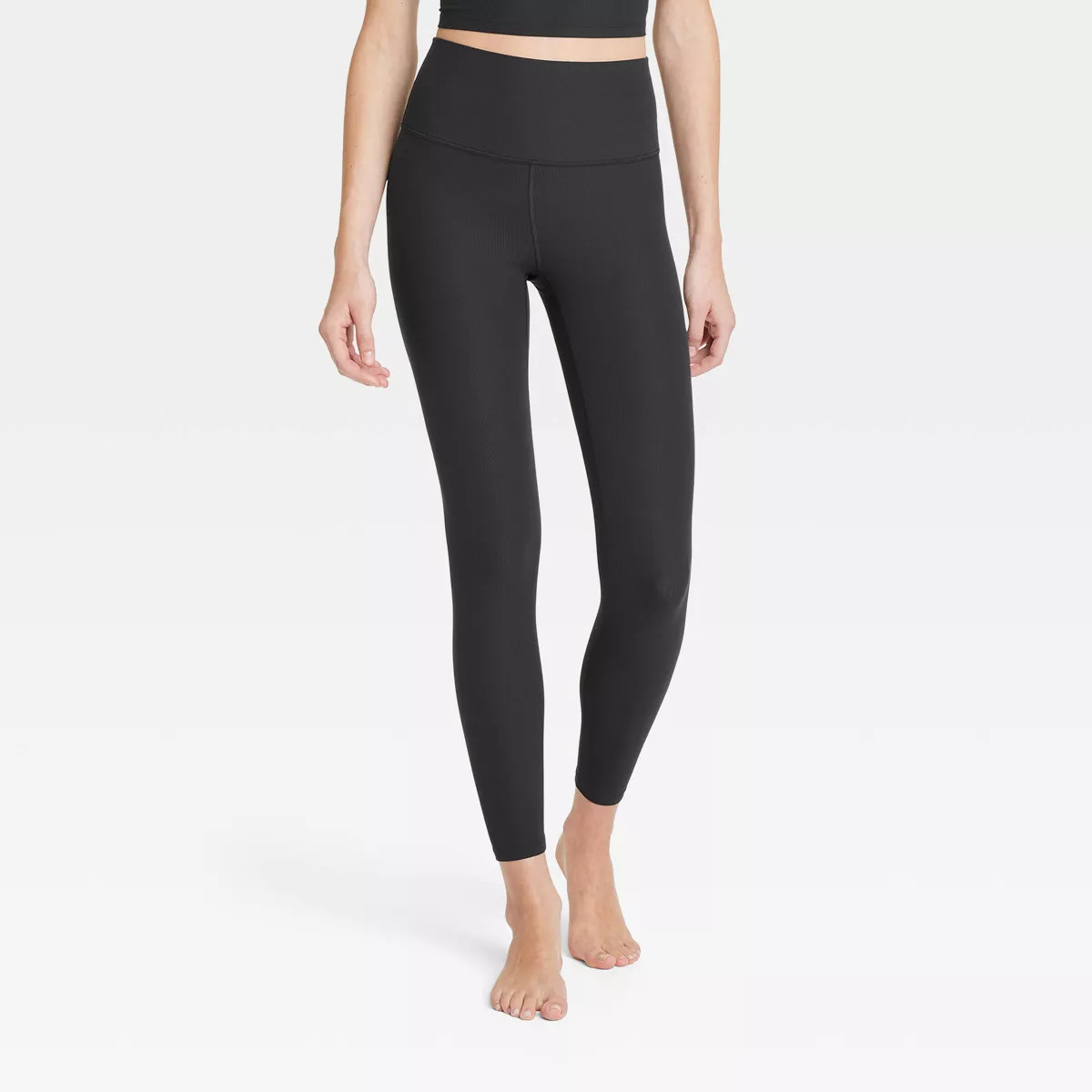 Women's Everyday Soft High-Rise Ribbed 7/8 Leggings - All In Motion™ | Target