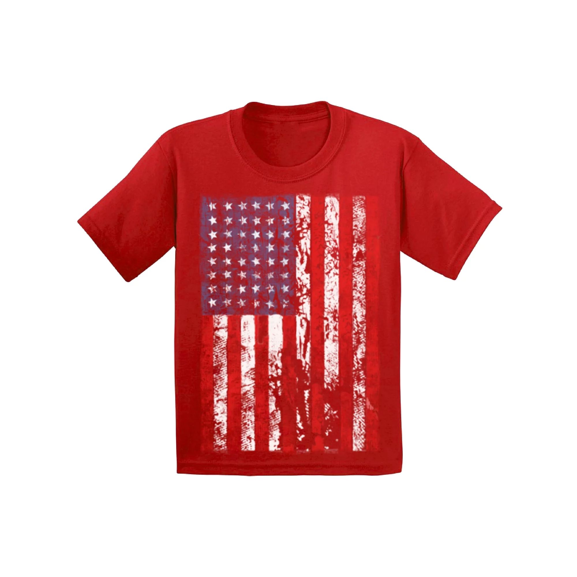 Awkward Styles Youth USA Flag Distressed Graphic Youth Kids T-shirt Tops 4th of July Independence... | Walmart (US)