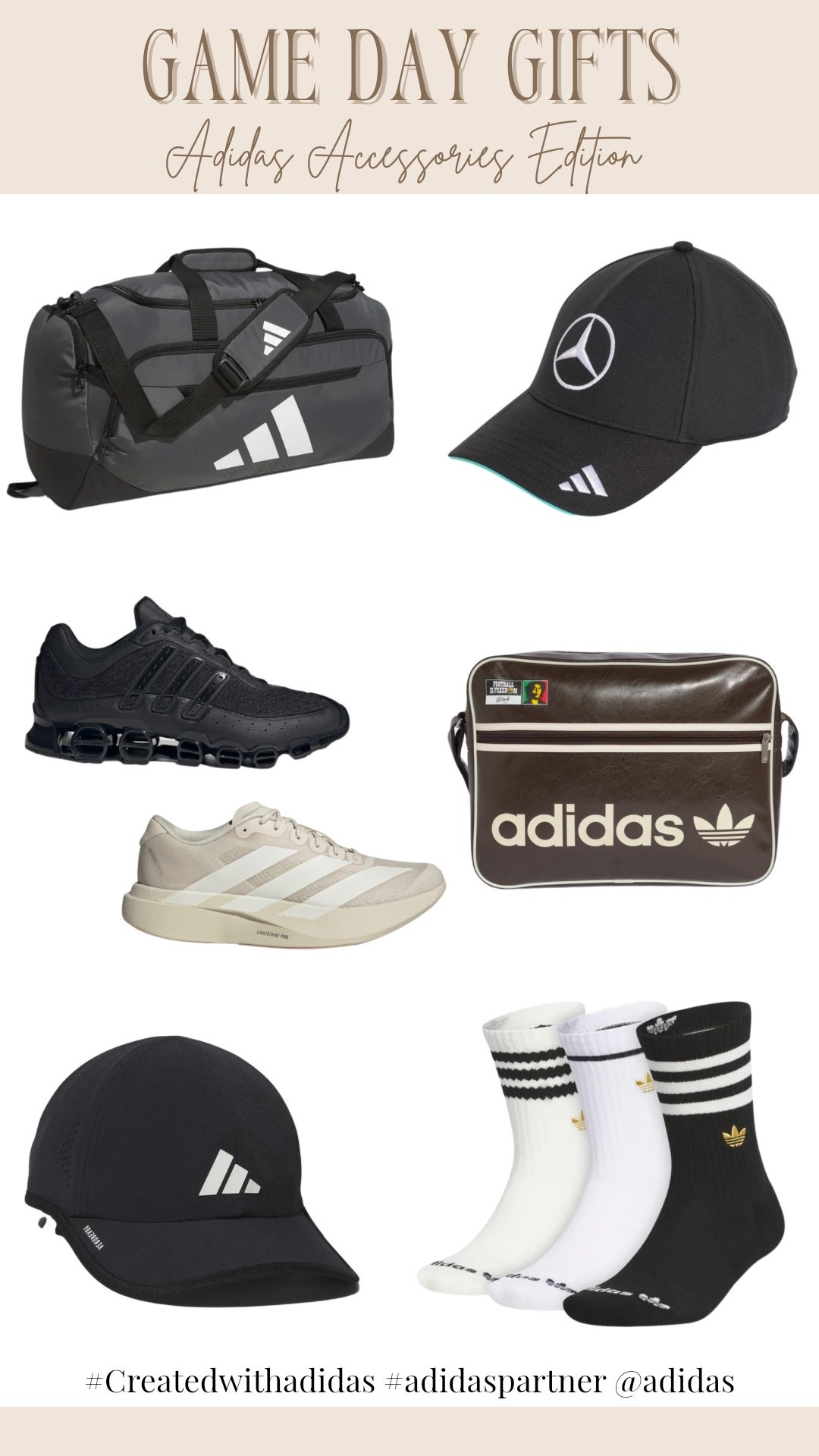 Not all Father’s Day gifts need to be complicated 🤍 A fresh pair of @adidas sneakers, a good matching set, or everyday staples he’ll actually wear over and over? Perfect every time. I rounded up some of my favorite adidas finds that make such good gifts for the dads and father figures in your life 👏🏽 #adidaspartner #createdwithadidas