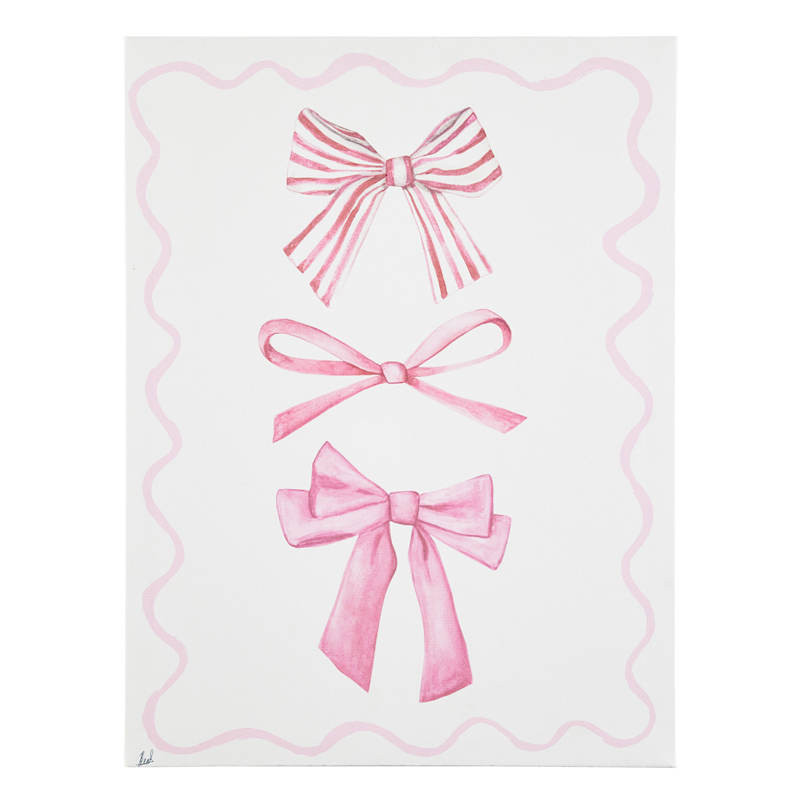 Bows Canvas Wall Art, 12x16 | At Home