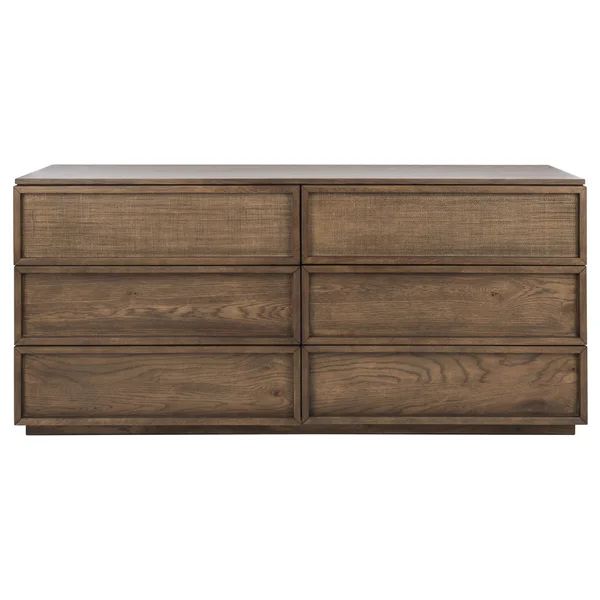 Hudson 6 Drawer 63" W Double Dresser | Wayfair North America