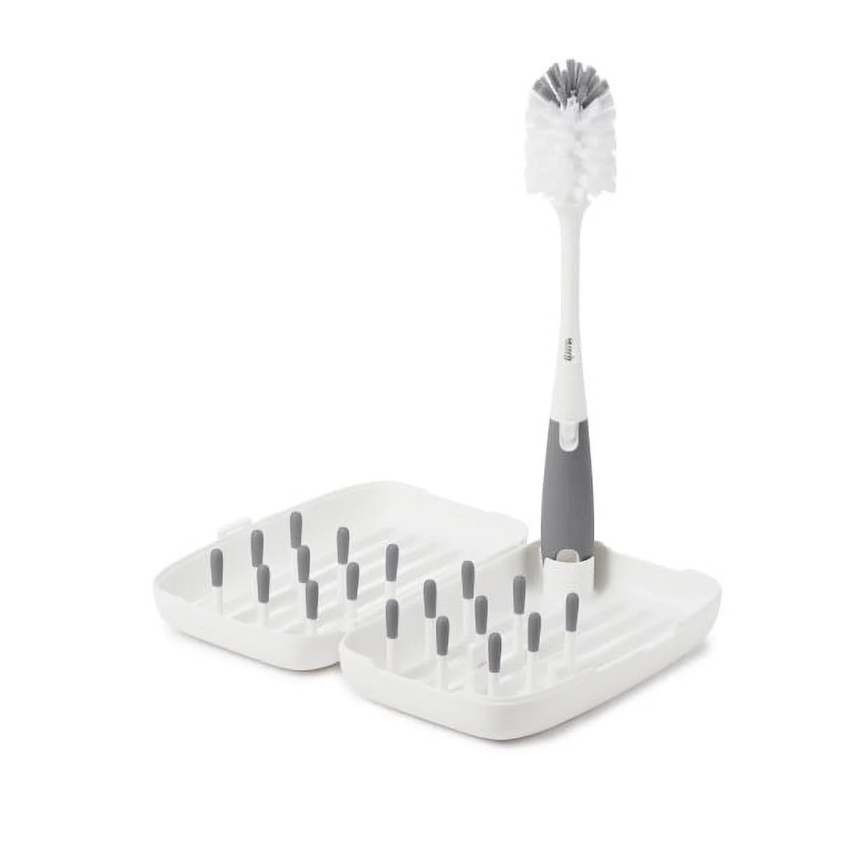 OXO Tot On-the-Go Drying Rack with Bottle Brush, Gray, 1 Count | Walmart (US)