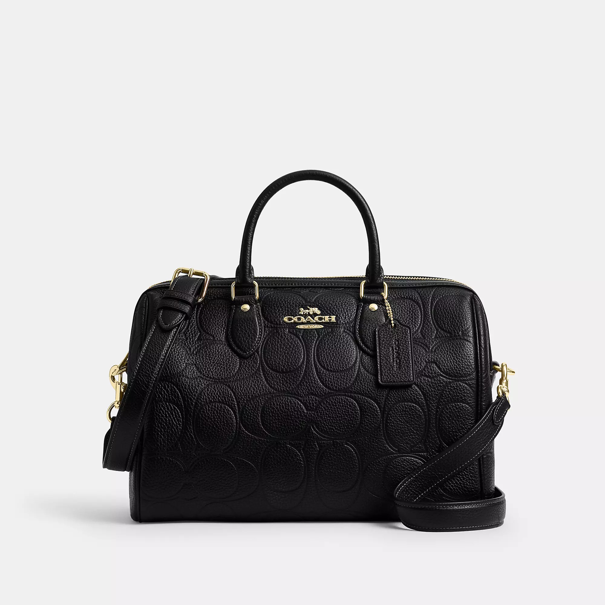 Coach Outlet Rowan Large Satchel Bag In Signature Leather | Shop Simon