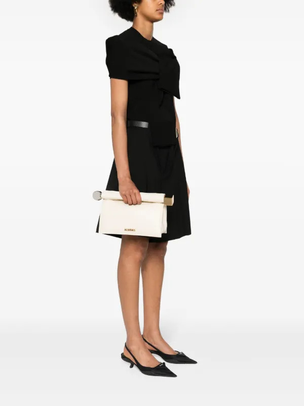 Jacquemus La Pochette Rond Carré Clutch Bag | Neutrals | FARFETCH UK | Farfetch Global