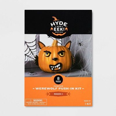 Werewolf Face Pumpkin Push-In Halloween Decorating Kit - Hyde & EEK! Boutique™ | Target